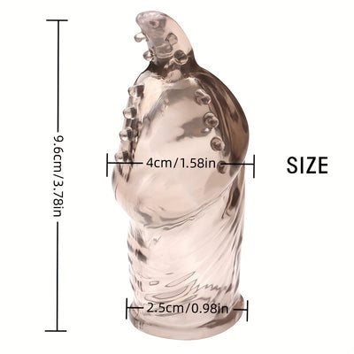 TPE Glan Cover Penis Sleeve Delay Ejaculation G-spot Stimulation adult Sex Toys For Men And Women
