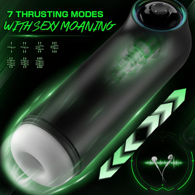 Automatic Male Masturbators Sex Toys - Male Pocket Pussy Sleeve Vagina Stroker Toy With 7 Thrusting & Heating Mode, Adult Sex Toys & Games For Men