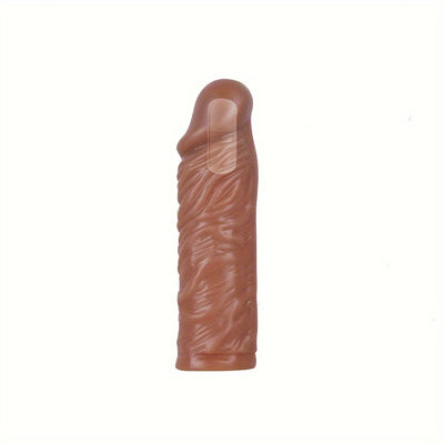 Realistic Textured TPE Male Dildo with Suction Cup - Suitable for Hand Washing