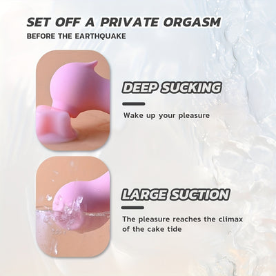 Clitoral Suction Vibrator Silicone 10 Frequencies Vibration Vaginal Massager Sex Toys USB Rechargeable