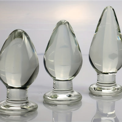 5cm Glass Anal Plug for Adult Use, Female and Male Anal Expansion, Masturbation, and Sexual Intercourse Products
