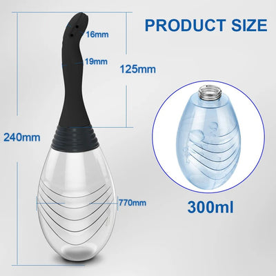 Anal Butt Plug Cleaner Health Enema Rectal Shower Vagina Enemator Intimate Goods Anus Sex Toy Tool for Women Men Adult Rinser