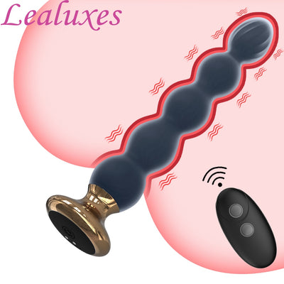 รีโมทคอนโทรลไร้สาย Anal Vibrator สำหรับผู้หญิงลูกปัด Anal นวดต่อมลูกหมาก Butt Plug กระตุ้นเซ็กซ์ทอยสำหรับชายหญิงคู่