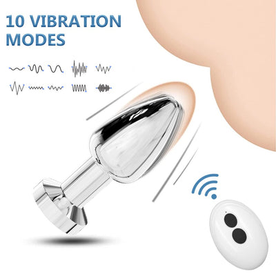 Anal Vibrators Butt Plug Vibrator รีโมทคอนโทรลไร้สายชาย Prostate Massager Anus Dilator ผู้ใหญ่เพศของเล่นสำหรับผู้ชายผู้หญิงเกย์