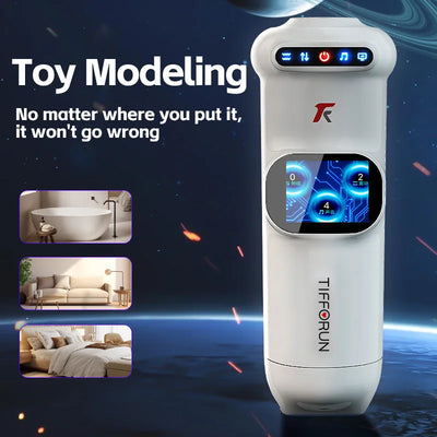 Auto Male Masturbator Cup Automatic Telescopic Thrusting Real Vagina Vibrating Masturbation Cup Blowjob Heating Sex Toy for Men