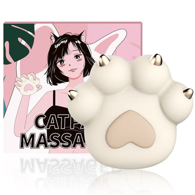 Cat Paw Vibrator การ์ตูนซิลิโคนนุ่มน่ารัก Cat Paw กระตุ้น Clitoral Vibrators ความร้อน Charge สำหรับสตรีนวด