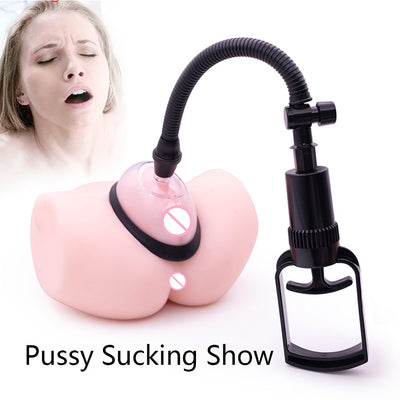 คู่มือหัวนมหน้าอกช่องคลอด Clitoris Sucker หีปั๊ม Clitoris Stimulator หญิง Masturbation เซ็กซ์ทอยสำหรับ18 +