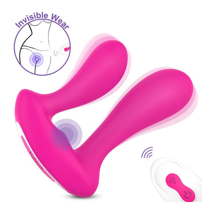 รีโมทคอนโทรลสั่นสะเทือนเซ็กซ์ทอยสำหรับผู้หญิงสวมใส่ช่องคลอด Clitoris Stimulator Vibrator G-Spot Massager ผู้ใหญ่ Masturbator