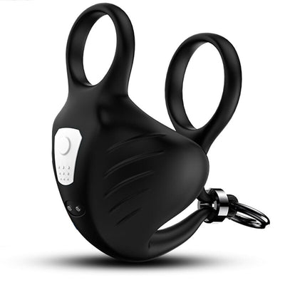 Cock Vibrator Testicle นวดอวัยวะเพศชาย Delay Ejaculation แหวนล็อคอัณฑะกระตุ้น Masturbator ชายเซ็กซ์ทอยสำหรับชายคู่