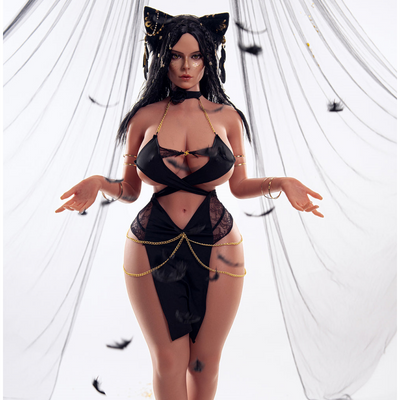 Juniper 156cm Head Full Silicone Tan BBW Real Life Sex Doll For Sale NO.1070