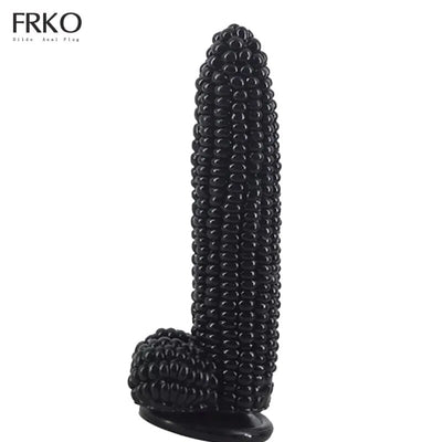 Corn Anal Plug With Suction Cup Vegetables Dildo Sex Toys For Women Vagina G-Spot Massage Masturbator Adult Game Goods