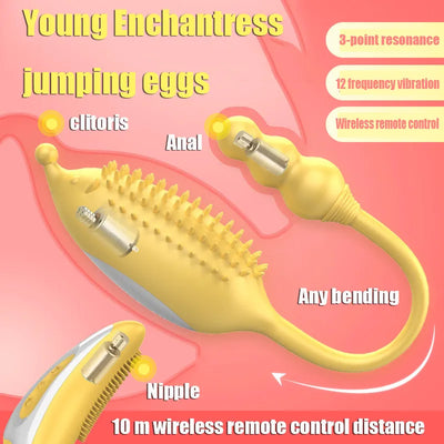 G spot Bullet Vibrating Egg Vibrator Vagina Ball Ben Wa Balls Anal Nipple Stimulation Wireless Remote Adult Sex Toys For Women