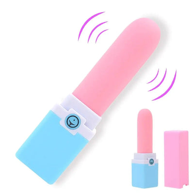 G-spot Stimulation Vibrator USB Rechargeable Mini Lipstick Vibrator Nipple Clitoris Massager Sex Toys for Women 10 Speeds