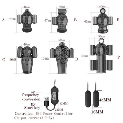 ที่มีประสิทธิภาพ Glans Vibrator ชาย Penis Trainer แขนเซ็กซ์ทอยสำหรับชายอวัยวะเพศชาย Delay Ejaculation ชาย Masturbation 20ความเร็ว