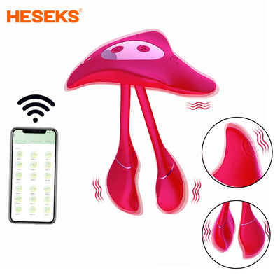 รีโมทแอป Control G Spot Vibrator สำหรับผู้หญิง Clitoris สั่นสะเทือนนวดผู้หญิง Masturbator