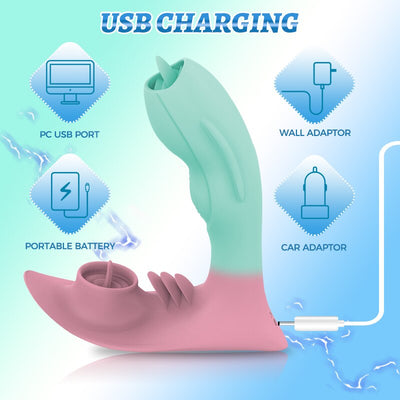 Wearable APP ลิ้นเลีย Vibrator สำหรับผู้หญิง G Spot ช่องคลอด Anal Nipple Clitoris Stimulator เซ็กซ์ทอยสำหรับผู้ใหญ่18