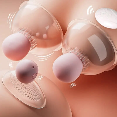 เครื่องสั่นหัวนมที่นวดเต้านมขยายขนาดหน้าอกสำหรับผู้หญิงเซ็กซ์ทอยผู้ใหญ่แบบชาร์จไฟได้นวดหน้าอกแบบปณิธาน