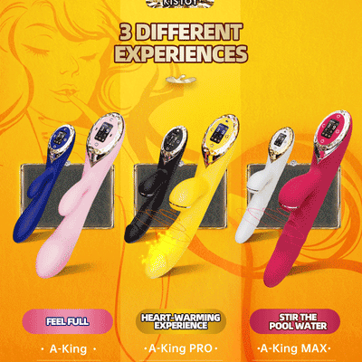 KISTOY A-King Series ฟังก์ชั่นเครื่องสั่นสะเทือนที่มีประสิทธิภาพ Clitoris G Spot Stimulator ที่สมจริงความร้อน Dildo เซ็กซ์ทอยสำหรับสตรี