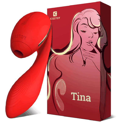 KISTOY Tina สวมใส่ Sucking Vibrator ความร้อน G จุดกระตุ้นที่มีประสิทธิภาพ Clitoris Sucker เซ็กซ์ทอยสำหรับสตรี