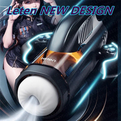 Leten เครื่อง3D ช่องคลอดสำหรับผู้ชาย, เซ็กซ์ทอยอัตโนมัติแบบยืดหดได้10โหมด