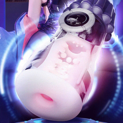 Vortex สเปรย์20-เสียงปฏิสัมพันธ์ดูดเครื่องบินถ้วย Vibrator สนุกเกมสำหรับผู้ชาย Penis Stimulator ผู้ใหญ่ของเล่นในห้องนอน