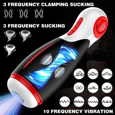 ที่สมจริงช่องคลอด Masturbation ถ้วยผลิตภัณฑ์สำหรับผู้ใหญ่ Strong ดูดชาย Masturbator 3D ประดิษฐ์เร้าอารมณ์หีเซ็กซ์ทอยสำหรับ Man