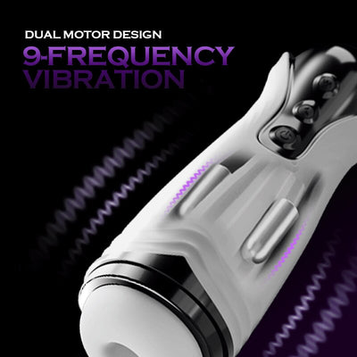 ชาย Masturbator คัพจริงช่องคลอด Dual การสั่นสะเทือนความถี่อมควยเครื่องซิลิโคนกระเป๋า Pusssy เซ็กซ์ทอยสำหรับชาย