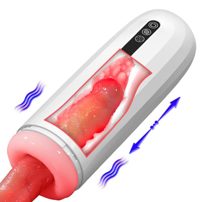 อัตโนมัติใส่ชาย Masturbator ถ้วยดูดซิลิโคนที่สมจริงช่องคลอด Mens หัวเต่า Masturbating Mens ของเล่นเพศผู้ใหญ่