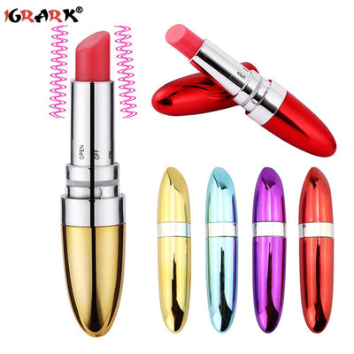 Mini Bullet Vibrator Massager ลิปสติก Dildo Vibrator Clitoris กระตุ้นเร้าอารมณ์ Masturbator ผลิตภัณฑ์สำหรับเพศ Sex Toys สำหรับผู้หญิง