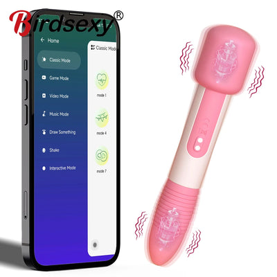 Powerful Bullet Vibrator APP Bluetooth Control Clitoral G Spot Stimulation Massager Mini Anal Pussy Stimulator Sex Toy for Women