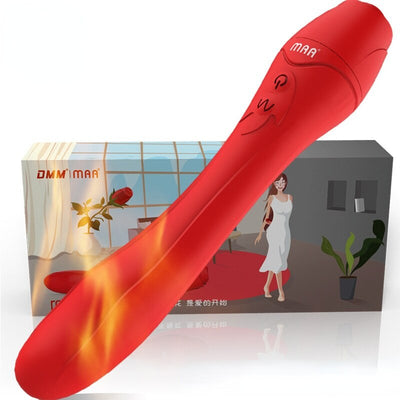 Rose เครื่องทำความร้อน Vibrator สำหรับหญิง Masturbation ผู้ใหญ่เร้าอารมณ์อุปกรณ์เสริมเพศสัมพันธ์เซ็กซ์ทอยสำหรับเพศ Dildo สำหรับ Anal เซ็กซ์ทอย