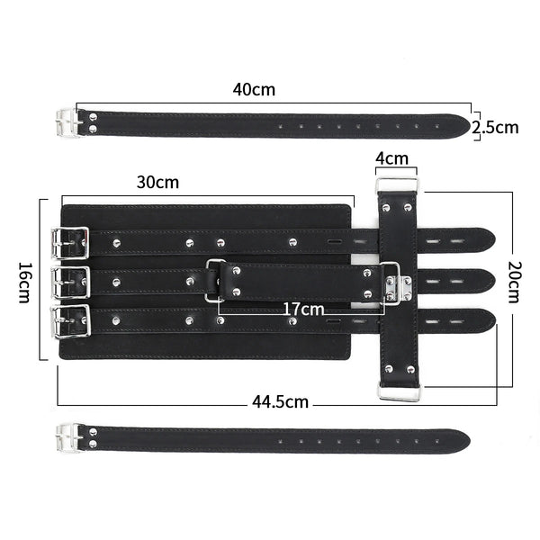 BDSM Bondage Body Restraints Reverse Back Handcuffs - thai-adult