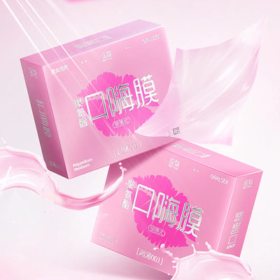 Ultra Thin Oral Membrane For Les Sex Toys Polyurethane Material Safe Oral Intercourse Condoms For Mouth Use Dental Dam Sex Goods