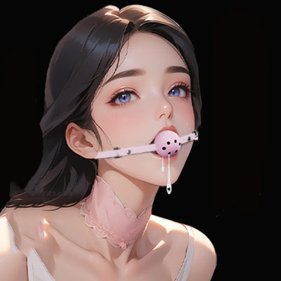 Woman Mouth Opener BDSM Mouth Gag Silicone Balls SM Mouth Plug Sex Toy Adult Erotic Games Sextoy Kits Couple Oral Sex Game Tools