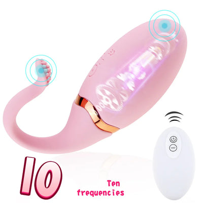 Wireless remote control vibrating egg female vibrating massage erotic teaser masturbator sex toy for women