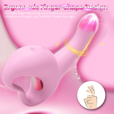 Handle Prostate Massager G-Spot Finger Vibrator Sex Toys For Men Wiggling Male Masturbation Stimulator Anal Dildo For Gay Sissy