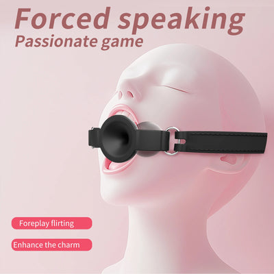New Silicone Mouth Gags BDSM Breathable Ball Gag Adjustable Belt Mouth Adult Games Erotic Sex Toys For Couple Role Play Sexyshop