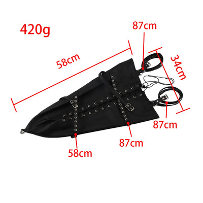 Sex Fetish Bdsm Bondage Leather Handcuffs Kit Adjustable Arm Binder Harness for Men Women Couples Restraints Cuffs Sex Toys