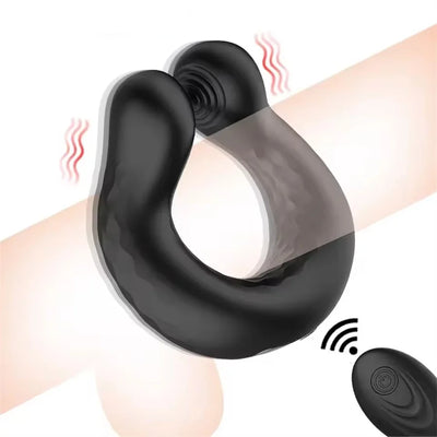 Wireless Remote Vibrating Penis Ring Cock Ring Vibrator Delay Ejaculation Cockring Male Masturbator Sex Toys For Men Gay 18