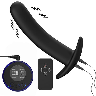 Shock Metal Anal Plug Beginner Remote Control Anus Dilation Prostate Massager Masturbation Tools Penis Stimulate BDSM Toys Adult