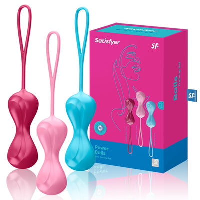 Satisfyer ปลอดภัยซิลิโคนสมาร์ทบอลลูก Kegel Ben Wa Ball ช่องคลอดกระชับ UYO เครื่องช่องคลอด Geisha Ball ของเล่นสำหรับผู้หญิง