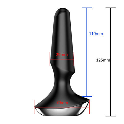 Satisfyer Plug-Ilicious 2 App รีโมทคอนโทรลต่อมลูกหมาก Massager Buttplug ของเล่นสำหรับชาย Vibrator ซิลิโคนวัสดุหญิง Anal Plug