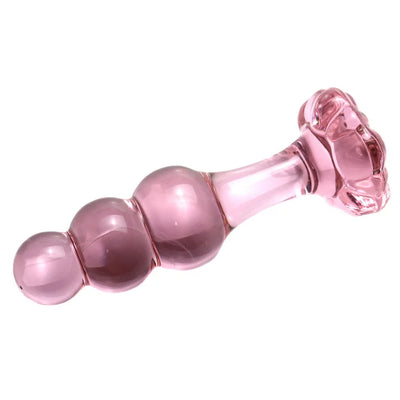 Exquisite Pink Crystal Glass Anal Plug Adult Masturbation Products Prostate Massager Erotic Toys For Couple (3 Styles)