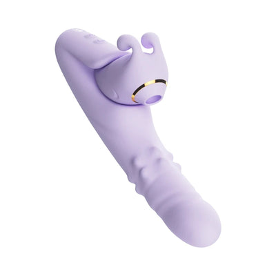 5-in-1 Heating Sucking Vibrator with Telescopic  Rotate Sway – Women's Vagina Vibrator Dildo Penetration masturbator