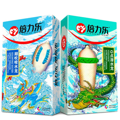 Ribbed Condoms for Men Dotted Spike G-spot Vaginal Stimulation Cock Delay Penis Sleeve Adult Sex Toys Couple Sex Tools