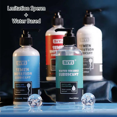 Anal Lubricant for Sex Semen Lube Vagina Water Based Fake Sperm Lubrication Gay Adult Masturbation Intimate Toys Gel Sexy Shop