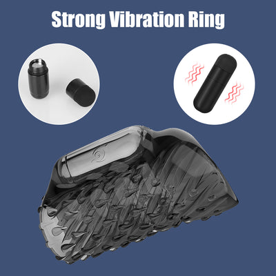 ชาย Seminal แหวน Vibrator ชะลอการอวัยวะเพศชายฝาครอบอวัยวะเพศชายแหวน Expander กระตุ้น Clitoral สำเร็จความใคร่ของเล่น