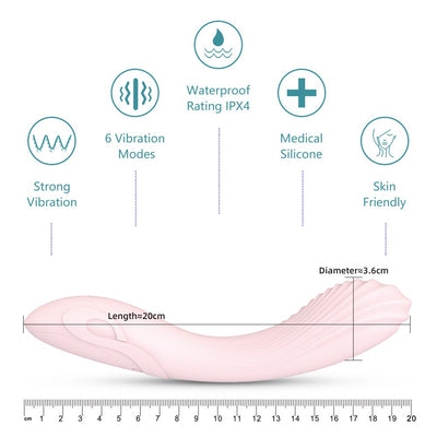 Soft G Spot Vibrator สำหรับผู้หญิง Clitoris หัวนม Vagina Stimulator ที่มีประสิทธิภาพหญิง Masturbator ผู้ใหญ่เซ็กซ์ทอย Drywell Lolita