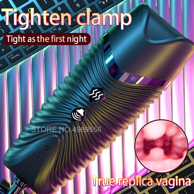 ชายของเล่นอัตโนมัติดูด Telescopic หมุน Masturbator สำหรับผู้ชายช่องคลอดดูดกระเป๋าอมควยผู้ใหญ่ผลิตภัณฑ์