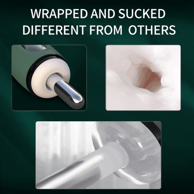 Air Sucking ชาย Masturbator อัตโนมัติดูดลึกการสั่นสะเทือนช่องปากเพศของเล่นสำหรับผู้ชายสูญญากาศ Blowjob สำเร็จความใคร่คัพ